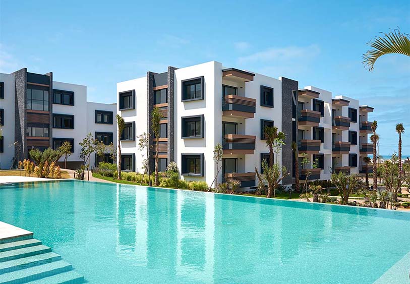 projet immobilier résidence vert marine dar bouazza