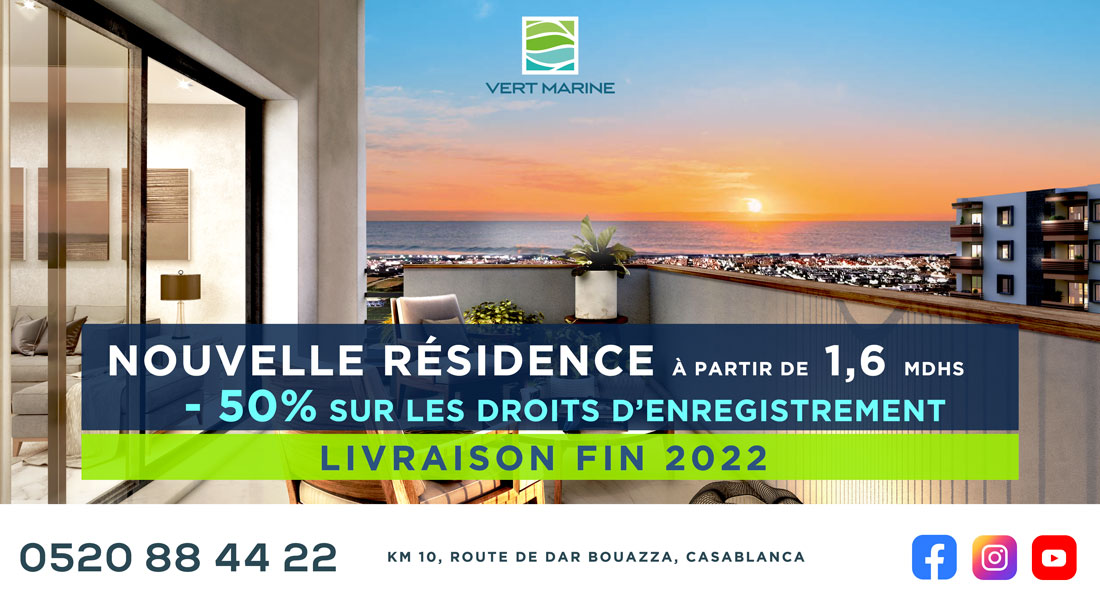 projets immobiliers casablanca résidence appartement dar bouazza